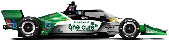 Driver of the #15 Graham Rahal's Car Livery