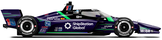 Driver of the #15 Graham Rahal's Car Livery