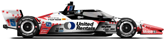 Driver of the #15 Graham Rahal's Car Livery