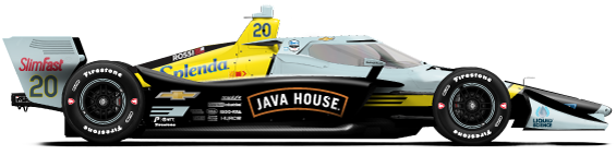 Driver of the #20 Alexander Rossi's Car Livery