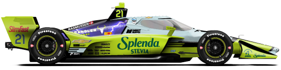 Driver of the #21 Christian Rasmussen's Car Livery