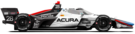 Driver of the #28 Marcus Ericsson's Car Livery