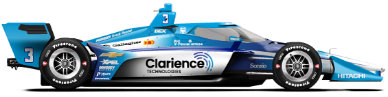 Driver of the #3 Scott McLaughlin's Car Livery