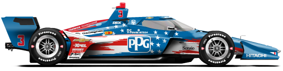 Driver of the #3 Scott McLaughlin's Car Livery