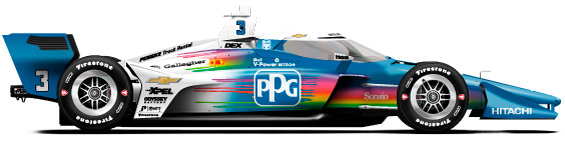 Driver of the #3 Scott McLaughlin's Car Livery