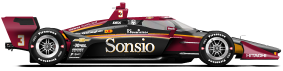 Driver of the #3 Scott McLaughlin's Car Livery