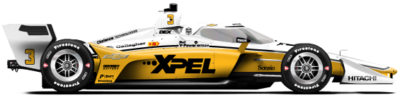 Driver of the #3 Scott McLaughlin's Car Livery
