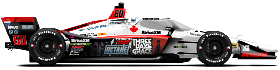 Driver of the #60 Felix Rosenqvist's Car Livery