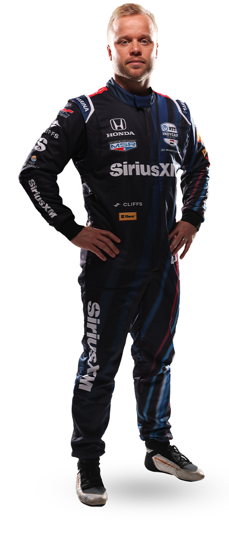 Felix Rosenqvist standing