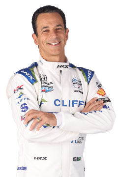 Bust of Helio Castroneves, driver of the #66