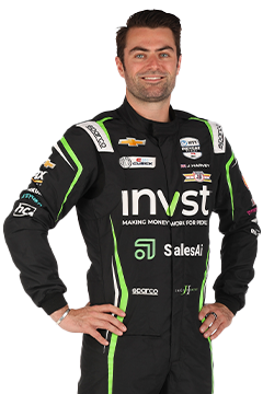 Bust of Jack Harvey, driver of the #18