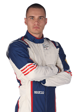 Bust of, driver of the #8