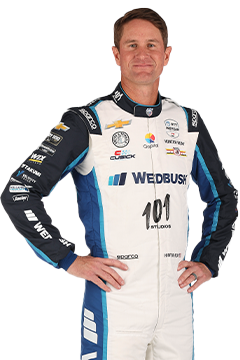 Bust of Ryan Hunter-Reay, driver of the #23