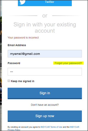 Fantasy Racing SSO Instructions
