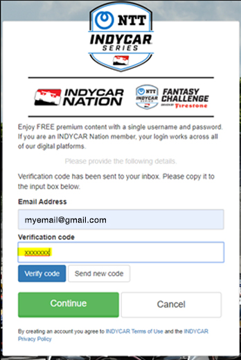 Fantasy Racing SSO Instructions