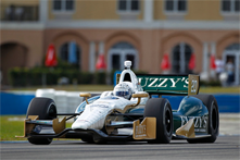 Ed Carpenter on track at Sebring