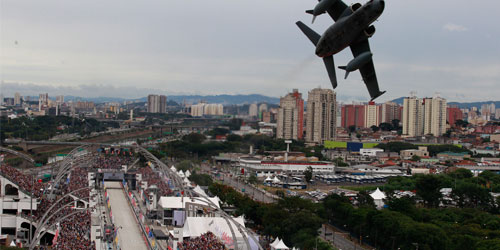 Flyover Before Start of Sao Paulo Indy 300