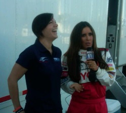 Katherine Legge in Long Beach