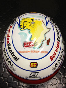 Graham Rahal Helmet for Mid-Ohio