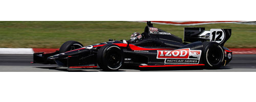 Wheldon test new chassis at Mid-Ohio