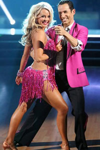 Helio Castroneves and Chelsie Hightower - Week 2