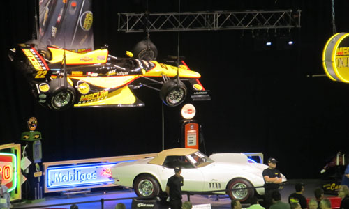 Mecum Auctions with DW12 Car overhead