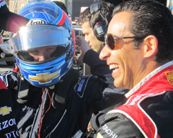 AJ Almendinger & Helio Castroneves
