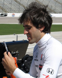 Vautier at Texas Test