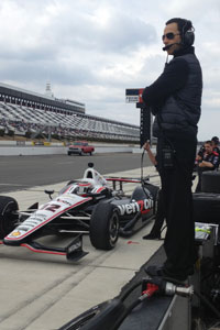 Helio Castroneves at Pocono Raceway