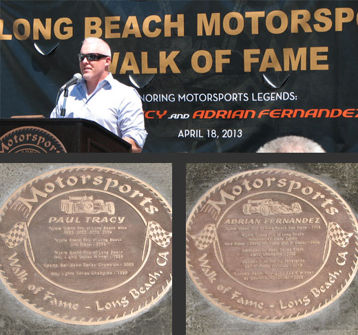 Paul Track and Walk of Fame medallions