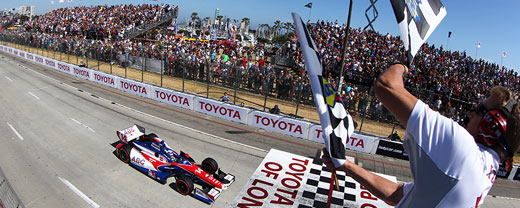 Takuma Sato takes checkered flags at Long Beach