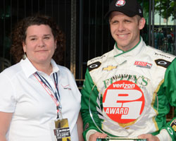 Carpenter awarded Verizon P1 Award