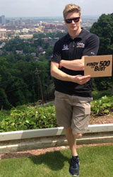 Josef Newgarden in Birmingham