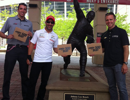 TK JWill and Ed Carpenter in Cincinnati
