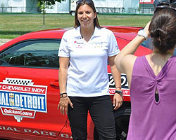 Simona De Silvestro in Detroit