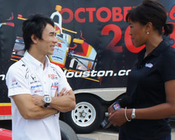 Takuma Sato in Houston