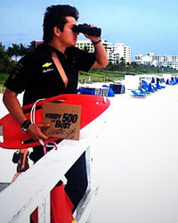 Saavedra at Media Tour in Miami