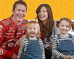 Scott Dixon and family
