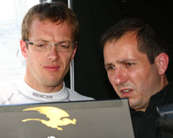 Sebastien Bourdais and Tom Brown