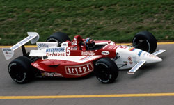 Arie Luyendyk in 1996 Record-Setting car