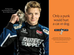 Josef Newgarden's softer side
