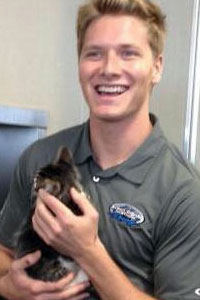 Josef Newgarden and Simba