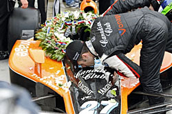 Dario Franchitti won his first Indianapolis 500 in 2007.