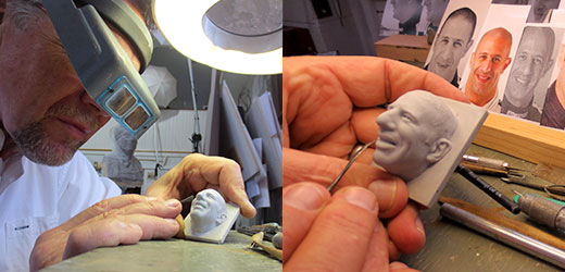 Tony Kanaan Bas Relief Sculpture