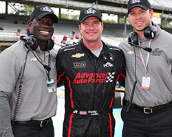 Lazier with USA Bobsleigh Team