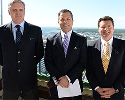 Eddie Cheever, Allan Bestwick, and Scott Goodyear