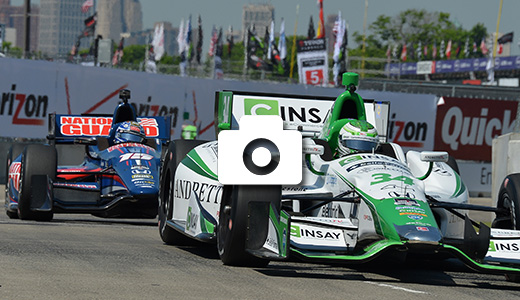 Carlos Munoz and Graham Rahal