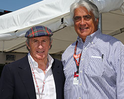 Mark Miles and Sir Jackie Stewart