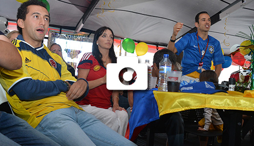 Carlos Huertas and Helio Castroneves