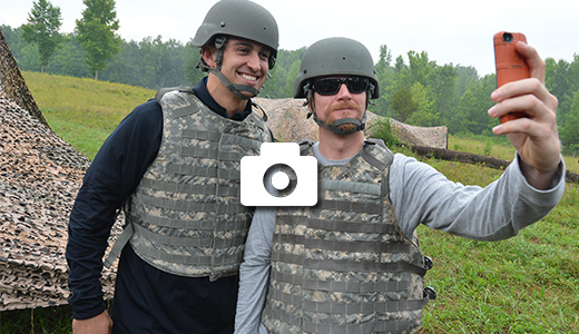 Graham Rahal and Dale Earnhardt, Jr.